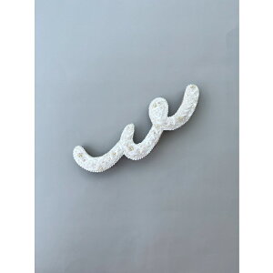 【tamas】 Piuu Brooch タマス ブローチ フランス アンティーク スパンコール White KOKO