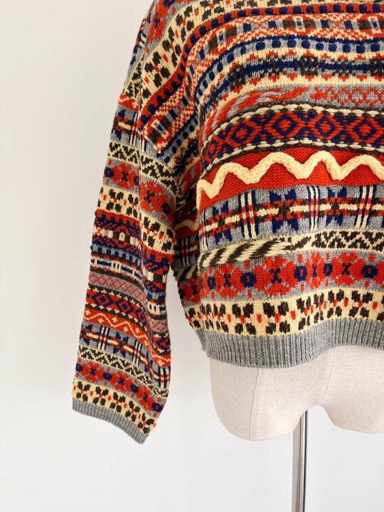 楽天市場】【COOHEM】 FAIR ISLE KNIT PO コーヘン 11-234-012 Orange  