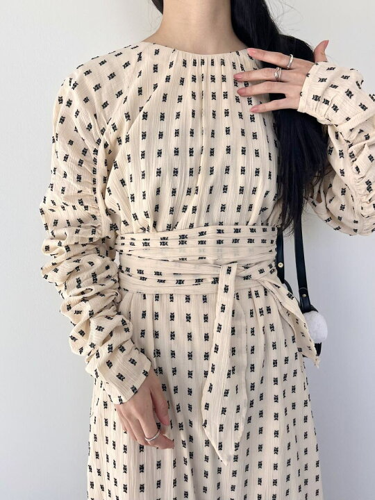 楽天市場】【Sara Mallika】 Cotton Cut Jqd Gather Dress サラマリカ 