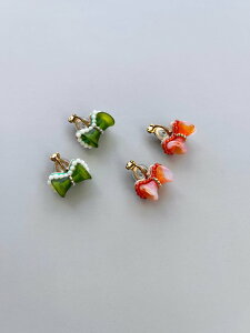 ytamasz 3 O'clock Pierce Earring ^}X sAX CO tX AeB[N r[Y Orange Melon fB[X P411 KOKO