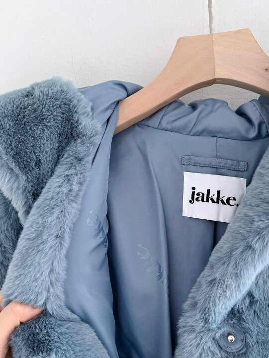 楽天市場】【JAKKE】 FAUX FAR COAT WITH HOOD ジャッキー ファー 