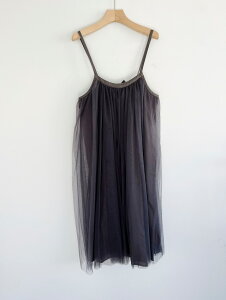 �yBilitis dix-sept ans�z Tulle Camisole Dress �i120cm�j �r���e�B�X�f�B�[�b�^�� �`���[�� �L���~�h���X Charcoal Gray 2913-674