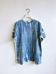 �yPASTEL d'Occitanie�z Crew Neck T-shirt �p�X�e���h�N�V�^�j �N���[�l�b�NT�V���c �I�[�o�[�T�C�Y ���F �i�蕿 �u���[�` �X�e�b�` �R�b�g�� ���j�Z�b�N�X ���� �V�R���� Matin Blue PA2001-W020 KOKO