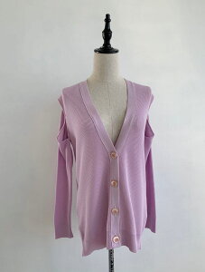 ysieste peauz Cotton 2way Cardigan VGX^|[ Rbg 2WAY J[fBK Xbg fUCJ[fBK m[X[u VlbN ][g HD Purple Pink ST-2021SS014 KOKO