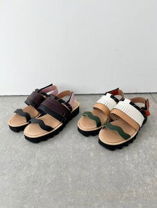 �yTRICOTE�z FRINGE BELT SANDAL �g���R�e �T���_�� �t�����W �x���g ���f�B�[�X Orange Pink TR31SH052