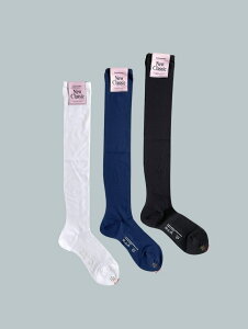 �yMARCOMONDE�z sheer high socks 50 �}���R�����h �V�A�[�n�C�\�b�N�X �X�g�b�L���O �C�� ���b�O�E�F�A ���� White Navy Black 200K/20D-50C KOKO