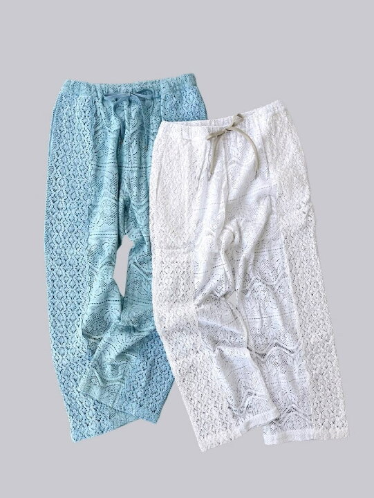 楽天市場】【Sara mallika】 LACE MIX PANTS サラマリカ レース  
