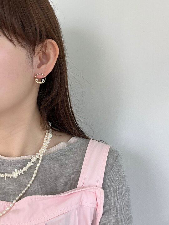 楽天市場】【Enasoluna】 Joy pearl earrings エナソルーナ ピアス に 