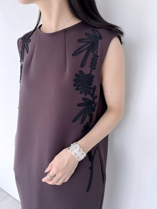 楽天市場】【LOKITHO】 CORD EMB. TUNIC ロキト ワンピース ドレス  