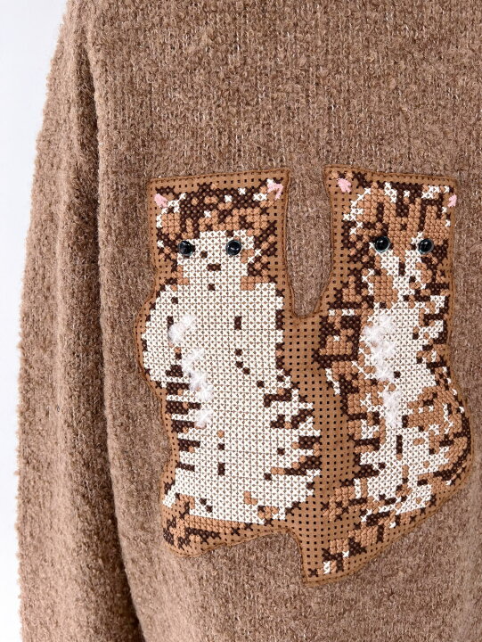 楽天市場】【MUVEIL】 ネコ刺繍ガウン MA242KCD003 ミュベール 
