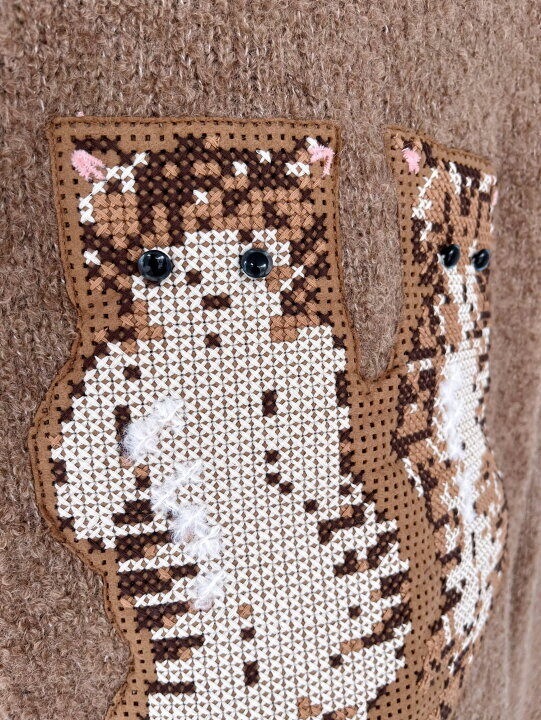 楽天市場】【MUVEIL】 ネコ刺繍ガウン MA242KCD003 ミュベール 
