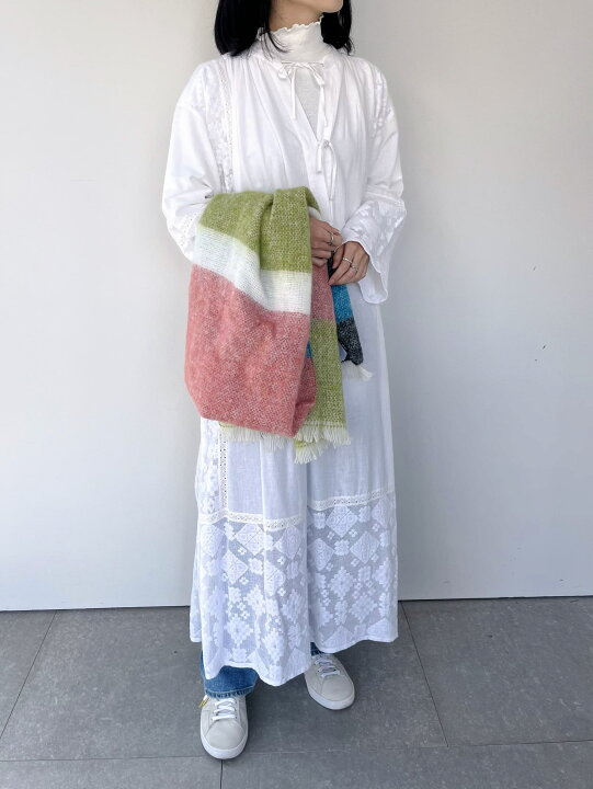 楽天市場】【Sara Mallika】 Cotton Linen Joint Lace Dress  