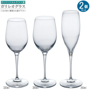 ワイングラス 2個組 カリクリスタル製ガリレオグラス2pc 選択:330ml 385ml 260ml ガラス製 硝子 食器 グラス ペアセット 透明感 おしゃれ 高級感 洋食器 家庭用 キッチン用品 wt 酒器 ワイン用品