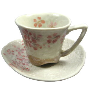 【 コーヒーカップ&ソーサー ・ 日本製 】彩り三角コーヒーC/S 赤( 美濃焼き )【珈琲カップ/陶器/瀬戸物/かわいい/和風/珈琲碗皿/贈り物/ギフト/自家用/業務用/コーヒーショップ/カフェ/xc/