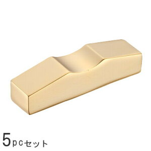 【 箸置き 5個 セット 】 富士(ふじ)箸おき 金メッキ仕上げ×5個 【日本製/業務用/食器/和食器/洋食器/ステンレス/カトラリー/ホテル/飲食店/家庭用/キッチン用品/金属製/はしおき/母の日