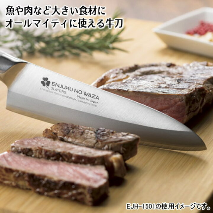 楽天市場】日本製 燕三条製 ENJUKU NO WAZA ステンレス製 三徳包丁 