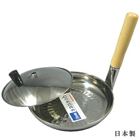 親子鍋　17cm　IH対応 三層鋼 （ 蓋付き ）（ ライフクッカー ）【日本製/親子丼/かつ丼/カツ丼/鍋/ステンレス/お鍋/ih対応/zv/IH 200V対応/新生活 応援】【あす楽対応】