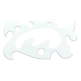 Uchida drawing instrument ウチダ 万能雲形定規 大型 エッジ付