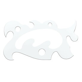 Uchida drawing instrument ウチダ製図器(Uchidaseizuki) 万能雲形定規 中型 1-811-0401