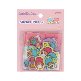 サンスター文具(Sun-Star Stationery) サンリオキャラクターズ グッズ シール リトルツインスターズ ピンク S8813833