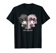 クロミ＆マイメロディ 真夜中のメロクロ Tシャツ