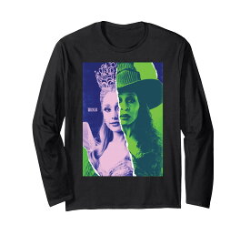 ウィキッド : For Good Glinda and Elphaba Split Portrait 長袖Tシャツ