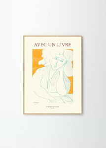 THE POSTER CLUB �|�X�^�[�N���u Avec Un Livre 50×70cm By Garmi