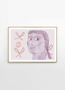 THE POSTER CLUB �|�X�^�[�N���u Bow Lady 50×70cm Stine Belden Roed