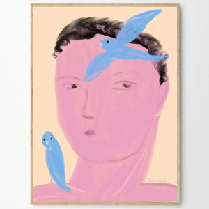 THE POSTER CLUB �|�X�^�[�N���u Boy and Parrot 50×70cm Oamul
