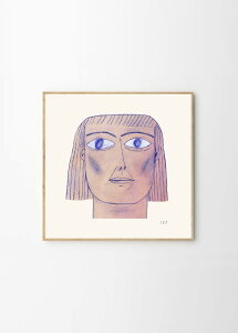 THE POSTER CLUB �|�X�^�[�N���u Blue Lady 50×50cm Stine Belden Roed
