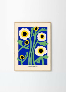 THE POSTER CLUB �|�X�^�[�N���u Yellow Anemones 50×70cm Madelen Mollard