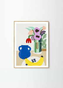 THE POSTER CLUB �|�X�^�[�N���u Blueberries and Banana 50×70cm Carissa Potter