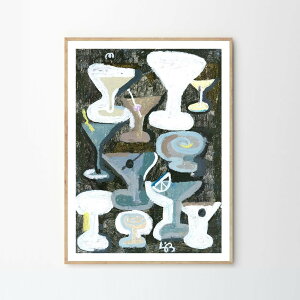 THE POSTER CLUB �|�X�^�[�N���u Martinis 30×40cm AOA Atelier