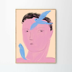 THE POSTER CLUB �|�X�^�[�N���u Boy and Parrot 30×40cm Oamul