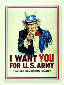 �u���L�Ŕ� USA I Want you/TIN SIGN �A�����J���G�� �C���e���A