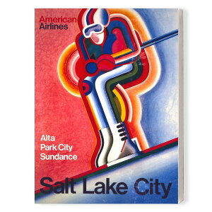 American Airlines?Alta Park City Sundance?Salt Lake City (1969) �A�����J���q�� �|�X�^�[�f�U�C�� �� �\���g���C�N�V�e�B �� �L�����o�X�v�����g�A�[�g F4 �t�@�u���b�N�p�l�� ���g�� ���B���e�[�W �A��