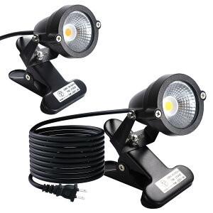 TONGTUJINMING �h�� LED�N���b�v���C�g ���O ���^ �h�J �h���^ �d���F 2700K 7W 60W�^���� �X�C�b�`�Ȃ� �R�[�h��3m �Ŕp ���p�Ɩ� �X�܊Ŕp �X���Ŕ� ������ ��Ɨp���C�g �Z�p�����`�t�� (�N