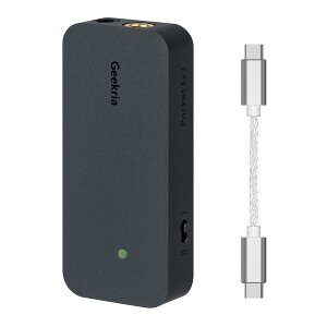 Geekria USB-C �|�[�^�u�� �w�b�h�t�H�� �A���v�A4.4mm �o�����X�o�͂���� 3.5mm �X�e���I�o�́AMini Hi-Fi DAC �f���A�� �`�b�v CS43131�A�ő� 384KHz/32bit ���T�|�[�g
