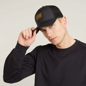 [G-STAR �W�[�X�^�[] �L���b�v �X�q Namic lite r wr/dk black �u���b�N Embro Baseball Trucker Cap D23760-B958-6484-PC