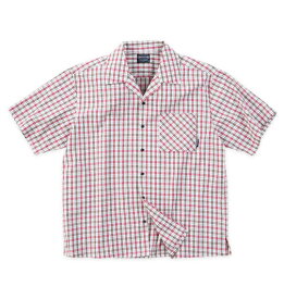 大きいサイズ★メンズ OUTDOOR PRODUCTSブロードチェックオープンカラー半袖シャツ