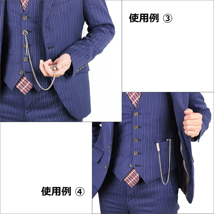 楽天市場】懐中時計用 ポケットウォッチ用 提鎖 チェーン 堤紐 BAMBI