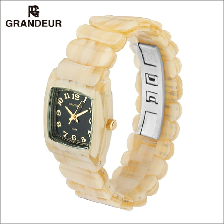楽天市場 ファッションコーディネイトに合わせられるレディースウォッチ マーブルカラーがおしゃれなブレスレットウォッチ Grandeur グランドール クリスマスギフト 誕生日プレゼント ホワイトデー 代 30代 かわいい腕時計 おしゃれ 入学祝い 就職祝い 成人祝い 創業
