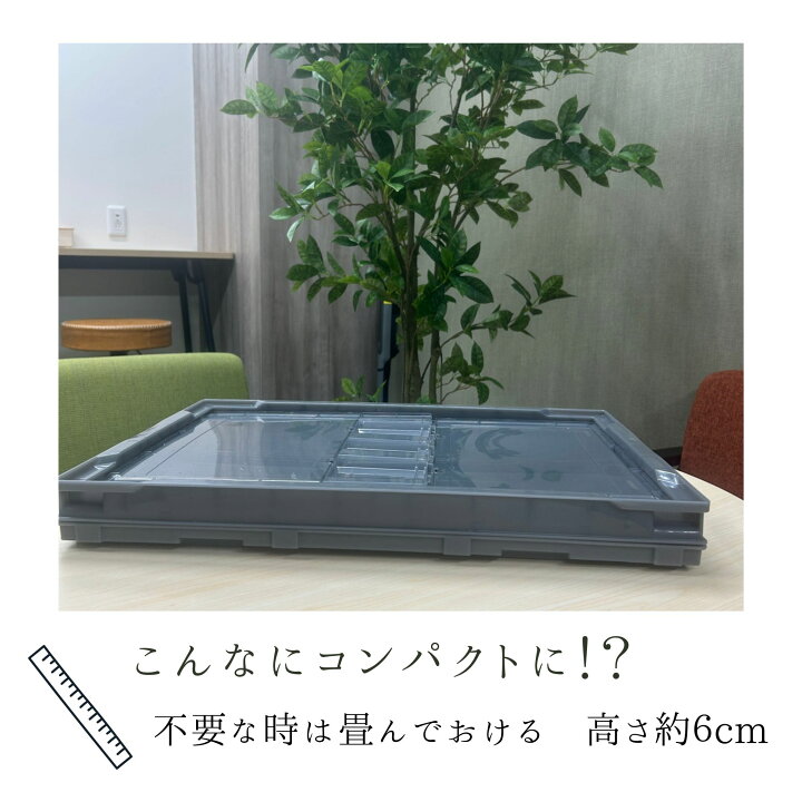 楽天市場】TRUSCO 折りたたみコンテナ スケルコン オリコン フタなし 