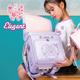 フィットちゃんランドセル 2027年度【姫娘エレガント♪】女の子に人気／ハート／かわいい／プリンセス／6年間保証／クラリーノ／ピンク／パープル／ミントグリーン／ワンタッチロック／A4フラットファイル対応／反射機能付／日本製／送料無料／コクホー