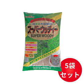 常陸化工 ファインキャット スーパーウッディー 12L×5袋セット
