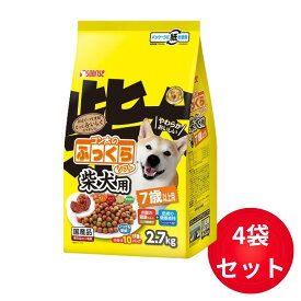 ゴン太のふっくらソフト 柴犬用 7歳以上用 2.7kg×4袋セット