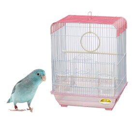 マルカン バードパレス ピーチ 鳥小屋 多頭飼い 鳥ケージ お手入れ簡単 鳥用品 小鳥 セキセイインコ オカメインコ 文鳥