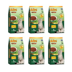 APro 猫ドライフード 2kg×6袋セット かつお まぐろ お魚ミックス お魚とお肉ミックス 総合栄養食 キャットフード オールステージ 多頭飼い