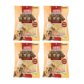 国産 おいしい豚耳カット 4枚入り×30袋セット ドッグフード 犬用おやつ ジャーキー 国産 無添加多 頭飼い