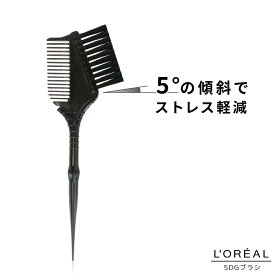 ロレアル 5DGブラシ 黒 日本製 パーマ カラー ハケ ウエラ ヘアダイブラシ 硬め ヘアブラシ 固め 業務用 美容室専売 美容院 サロン専売品 ブラック